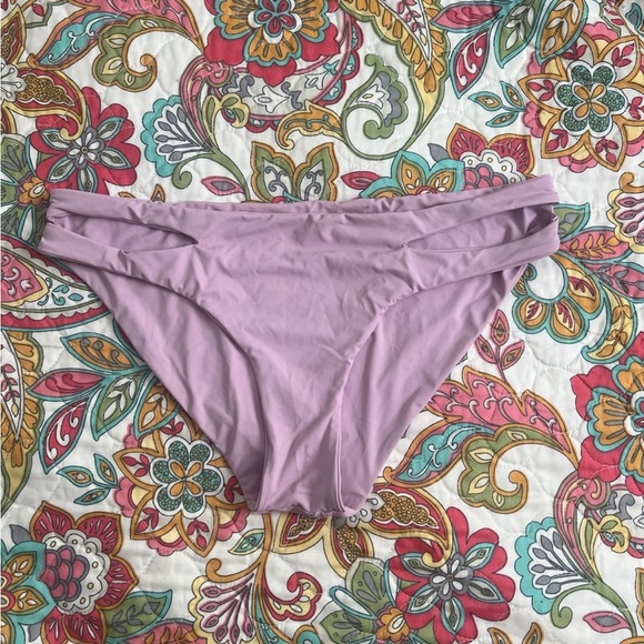 Dippin’ Daisy’s Women’s Bikini Cut-Out Bottom Pink Size Large - Picture 1 of 4